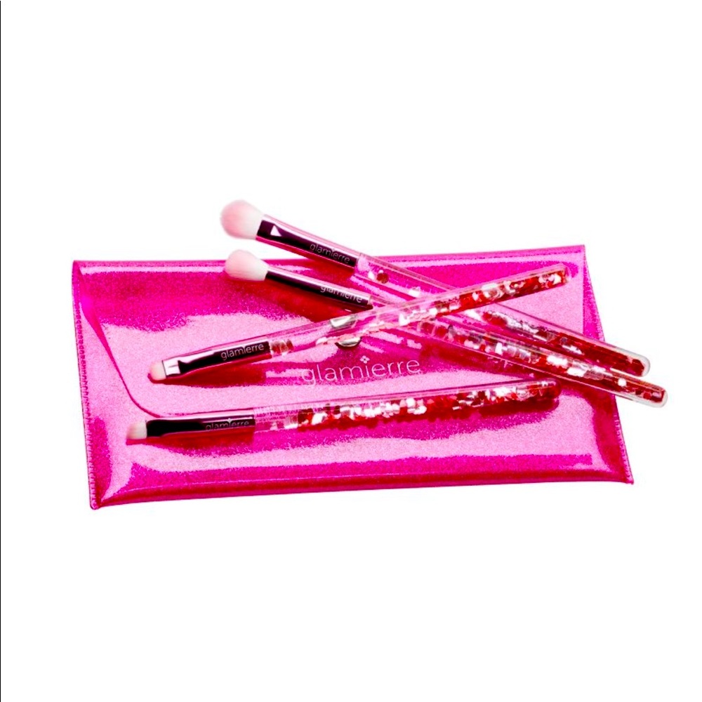Glamierre Pink Luxe Eye Brush Collection